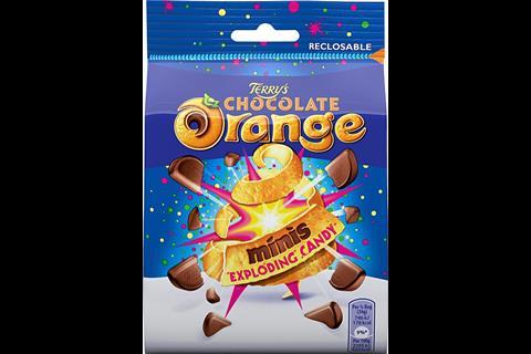 Terry's Chocolate Orange with Exploding Candy